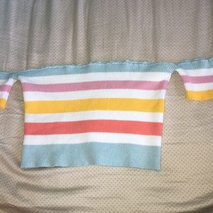 Multi color tube top